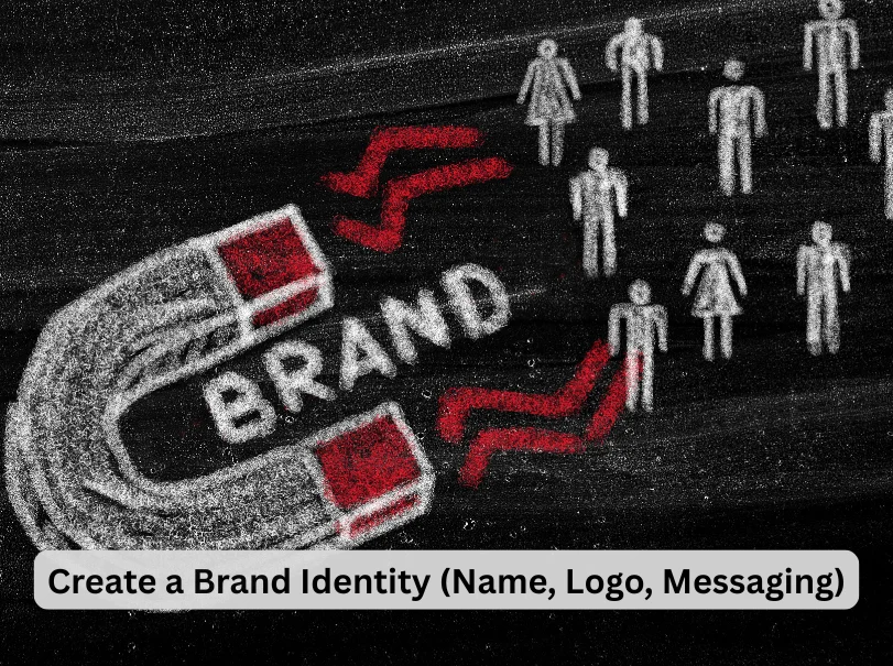 Create a Brand Identity (Name, Logo, Messaging)