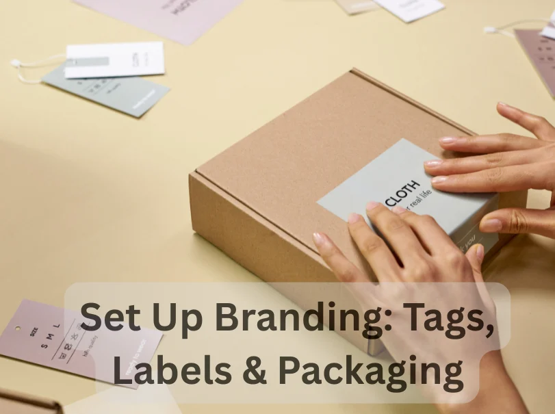 Set Up Branding Tags, Labels & Packaging