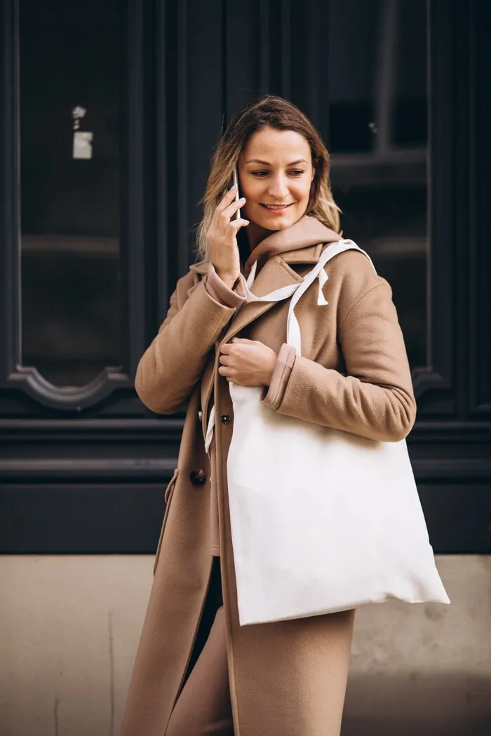 young-woman-tote-bags